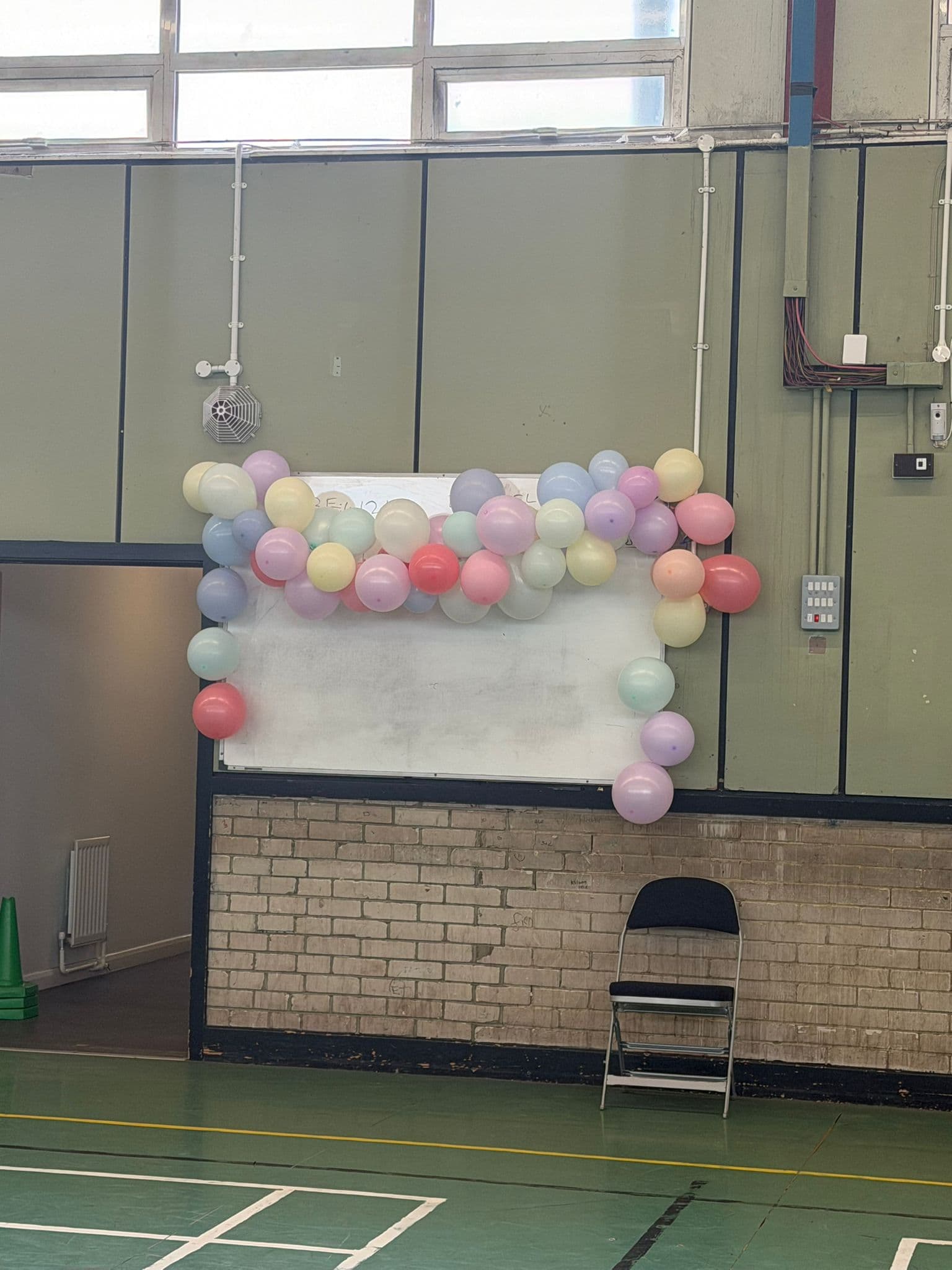 Balloon decorations for our Eid celebration